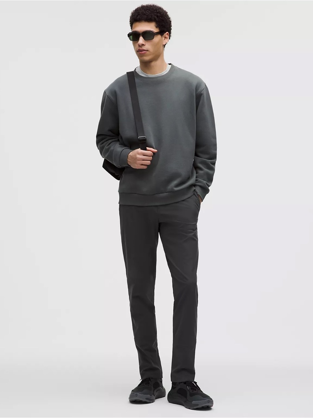 Lululemon ABC Pant Slim Fit Men's Size 30x27 Warpstreme Charcoal Gray